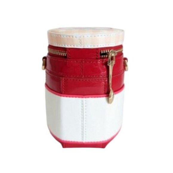 Kate Spade Red Strawberry Jam Jar Crossbody Bag | Gold Hardware - Picture 4 of 8
